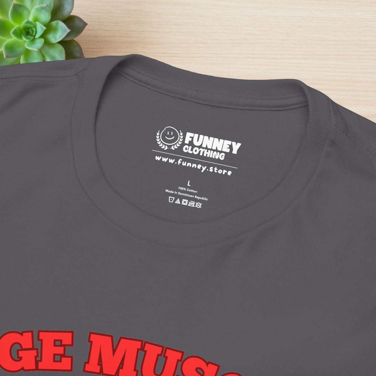 Huge Muscles Small D*ck - Funny Inappropriate Bodybuilder Shirt,  Gym Meme Graphic Tee