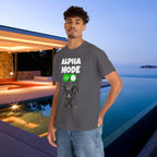 Alpha Mode ON - Funny Cringe Graphic Tee, Alpha Wolf Meme T-Shirt