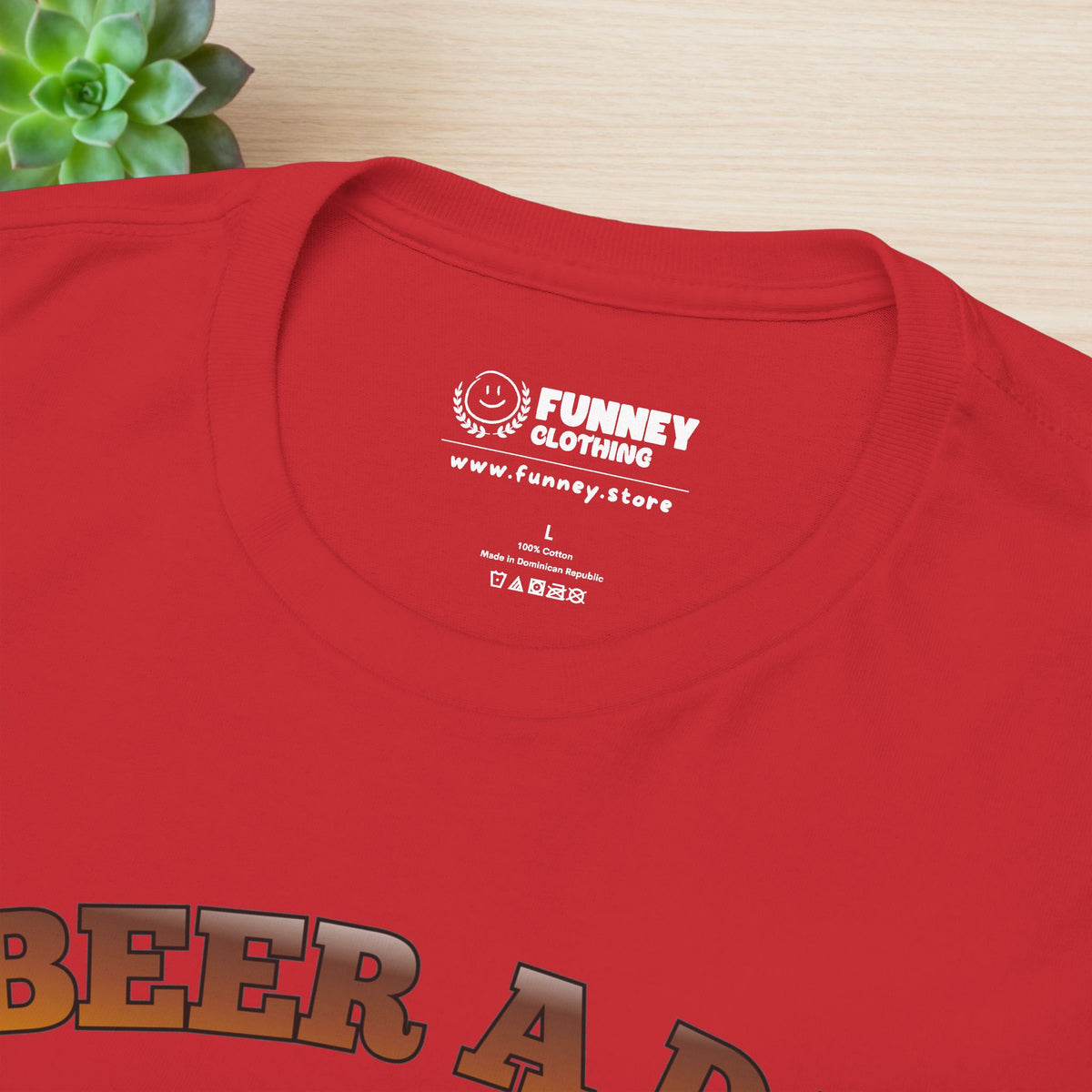 A beer a day keeps the sadness away - Funny Beer Alcohol Graphic Tee, Funny Alcohol Meme Tshirt