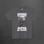 Alpha by Choice - Funny Cringe Graphic Tee, Alpha Wolf Meme T-Shirt