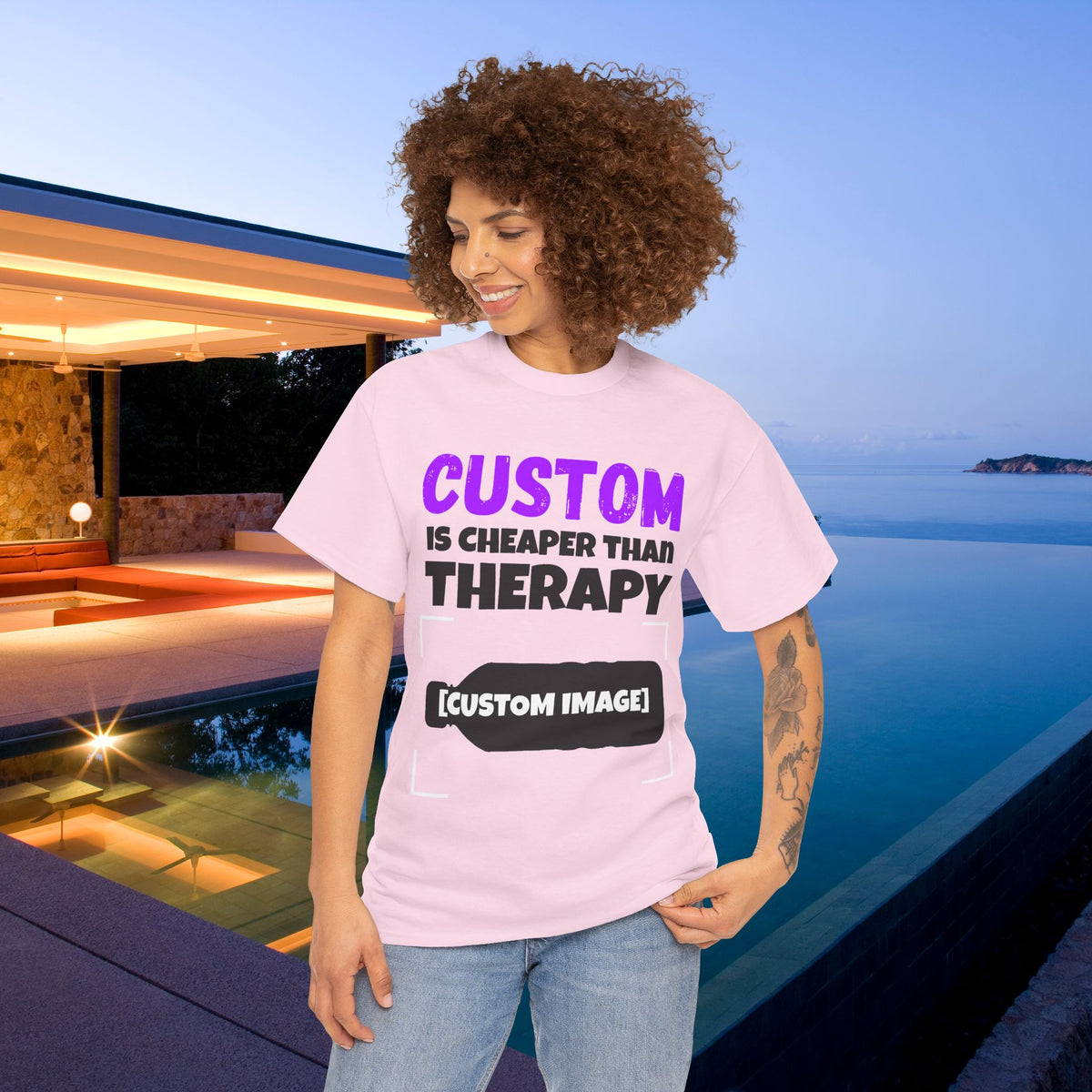 Funny Custom Therapy Graphic Tee Shirt