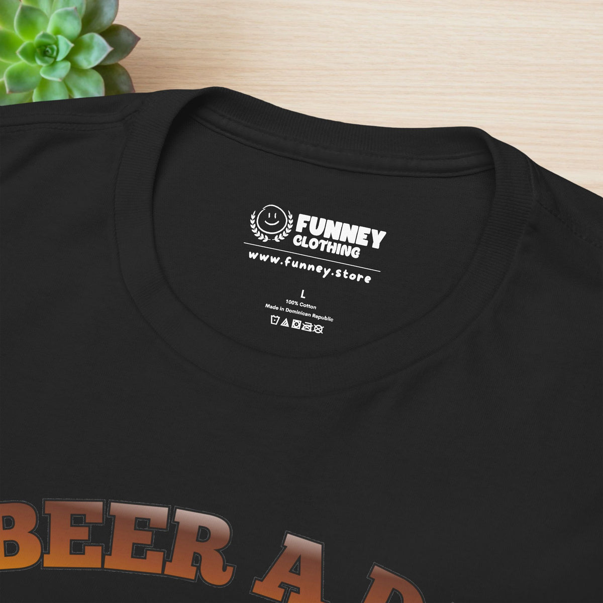 A beer a day keeps the sadness away - Funny Beer Alcohol Graphic Tee, Funny Alcohol Meme Tshirt
