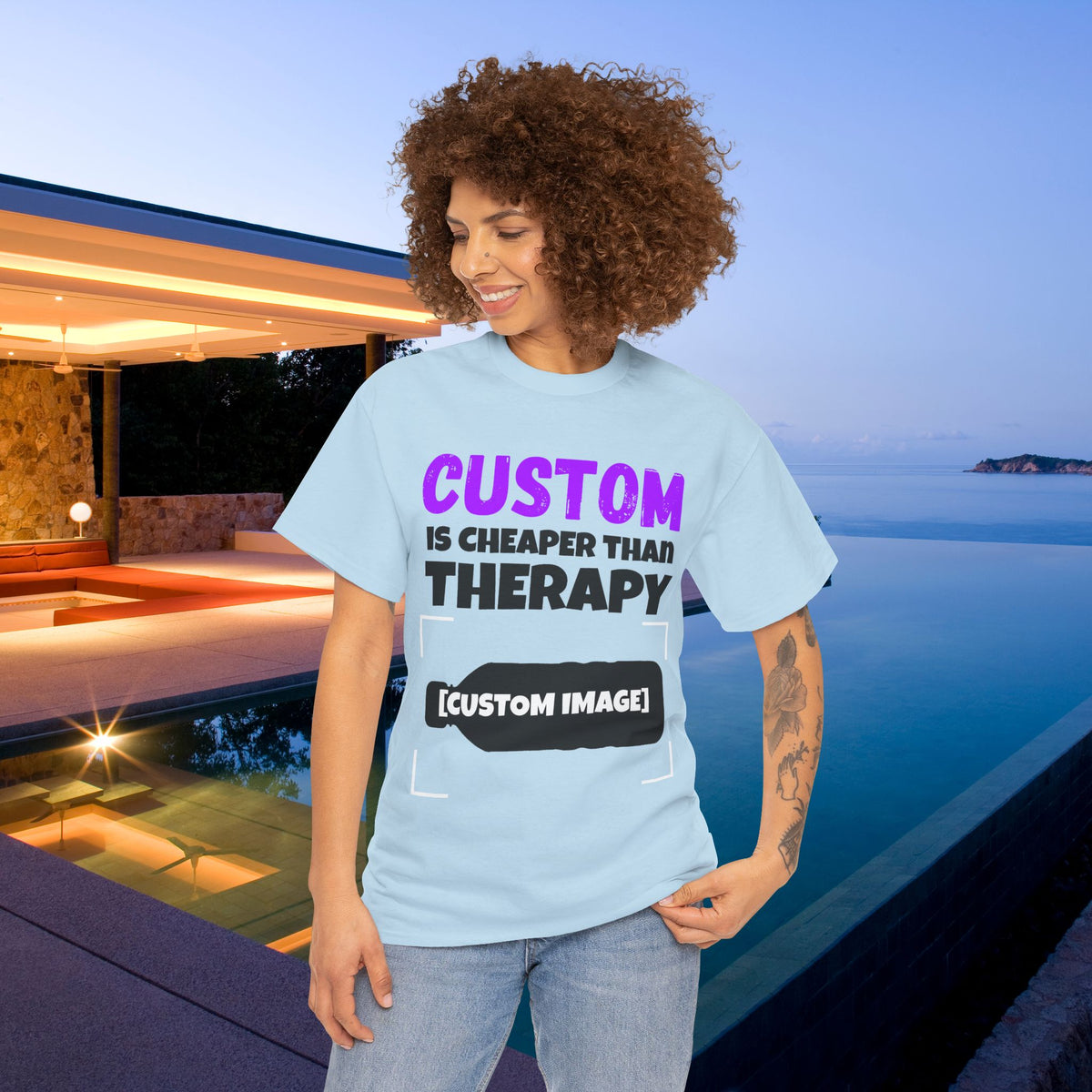 Funny Custom Therapy Graphic Tee Shirt