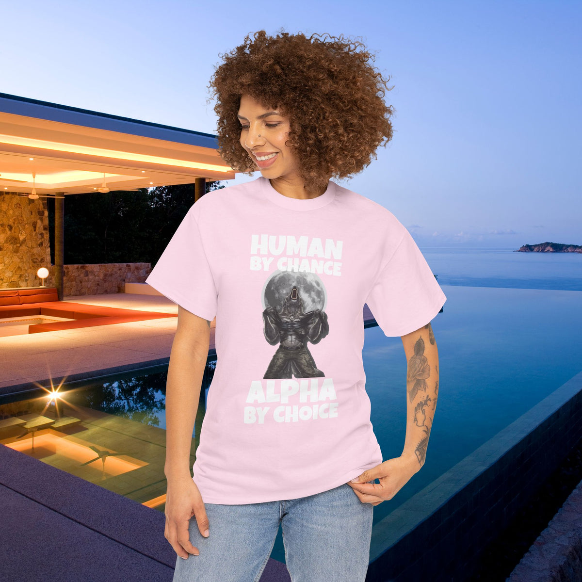 Alpha by Choice - Funny Cringe Graphic Tee, Alpha Wolf Meme T-Shirt