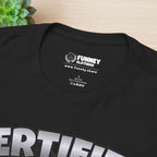 Certified Gooner - Cringe Inappropriate Graphic Tee, Alpha Wolf Meme T-Shirt, Funny Gift for Friends or Partners