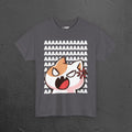 Funny Cat Screaming Meme Graphic T-shirt, Stupid Gifts for Friends, Silly Cats Tee, Weird Tshirt, Cringey Tees, Unhinged