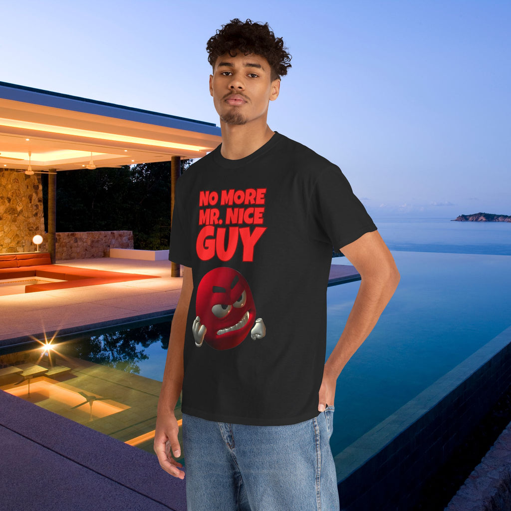 No More Mr. Nice Guy - Funny Meme Graphic Tee, Angry Emoji Meme Shirt, Funny Gift for Friends