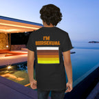 I'm Beersexual - Funny Alcohol Graphic Tee, Funny Alcohol Meme Tshirt (Backprint Edition)