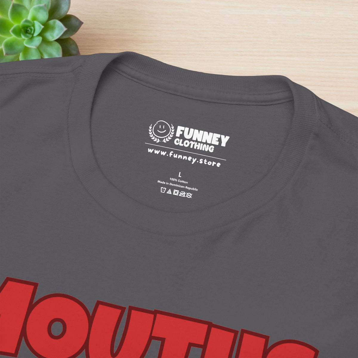 Mouths can't get pregnant - Funny Inappropriate T-Shirt, Romantic Inappropriate Graphic Tee