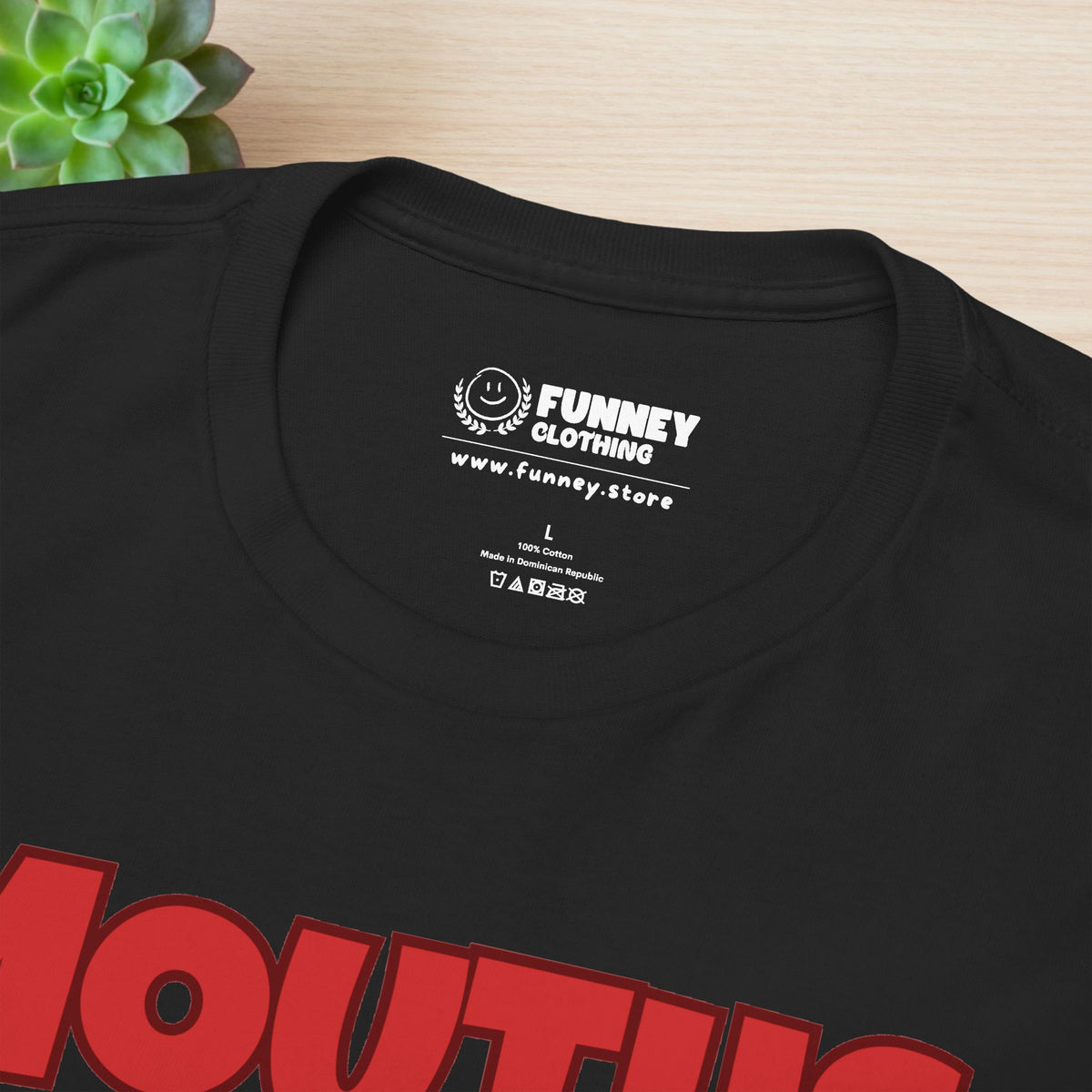 Mouths can't get pregnant - Funny Inappropriate T-Shirt, Romantic Inappropriate Graphic Tee