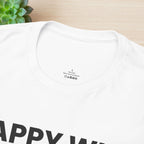 Happy Wife Happy Life - Funny Husband Graphic Tee Shirt, Funny Gift for Wife or Husband,Romantic Funny T-Shirt