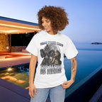 Hide your Wife The Alpha is Here - Cringe Inappropriate Graphic Tee, Alpha Wolf Meme T-Shirt, Funny Gift for Friends and Partners