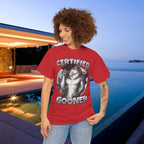 Certified Gooner - Cringe Inappropriate Graphic Tee, Alpha Wolf Meme T-Shirt, Funny Gift for Friends or Partners