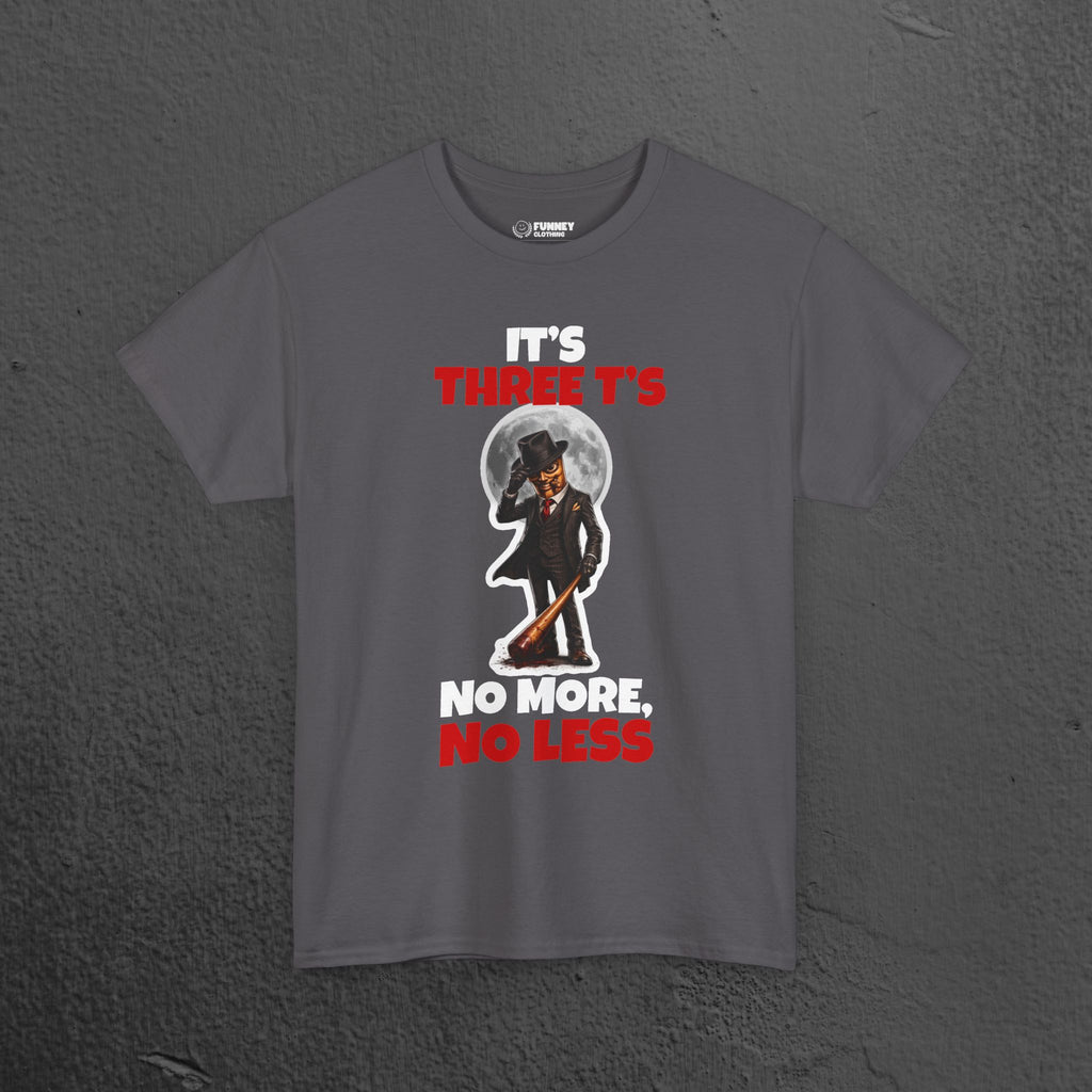 Evil Tung Tung Sahur - Cringe Brainrot T-Shirt, Funny Meme Graphic Tee, Italian Brainrot Shirt
