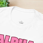 Alpha Male Ironic T-Shirt - Funny Ironic Graphic Tee, Rainbow Unicorn Shirt, Funny Meme Gift