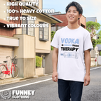 Vodka is cheaper than Therapy - Funny Graphic Alcohol Tee, Party Meme Shirt for Men and Women