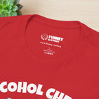 Alcohol Check, blow here - Funny Inappropriate Breathalyzer Graphic Tee, T-Shirt for Bachelor Party, Gift for Men