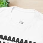 Funny Cat Screaming Meme Graphic T-shirt, Stupid Gifts for Friends, Silly Cats Tee, Weird Tshirt, Cringey Tees, Unhinged