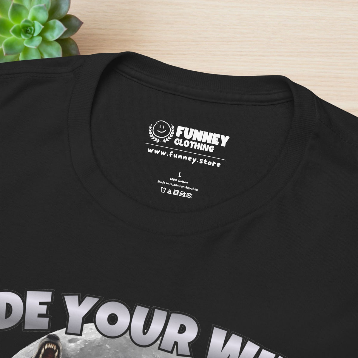 Hide your Wife The Alpha is Here - Cringe Inappropriate Graphic Tee, Alpha Wolf Meme T-Shirt, Funny Gift for Friends and Partners