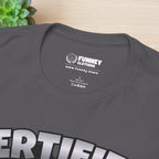 Certified Gooner - Cringe Inappropriate Graphic Tee, Alpha Wolf Meme T-Shirt, Funny Gift for Friends or Partners