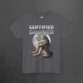 Certified Gooner - Cringe Inappropriate Graphic Tee, Alpha Wolf Meme T-Shirt, Funny Gift for Friends and Partners