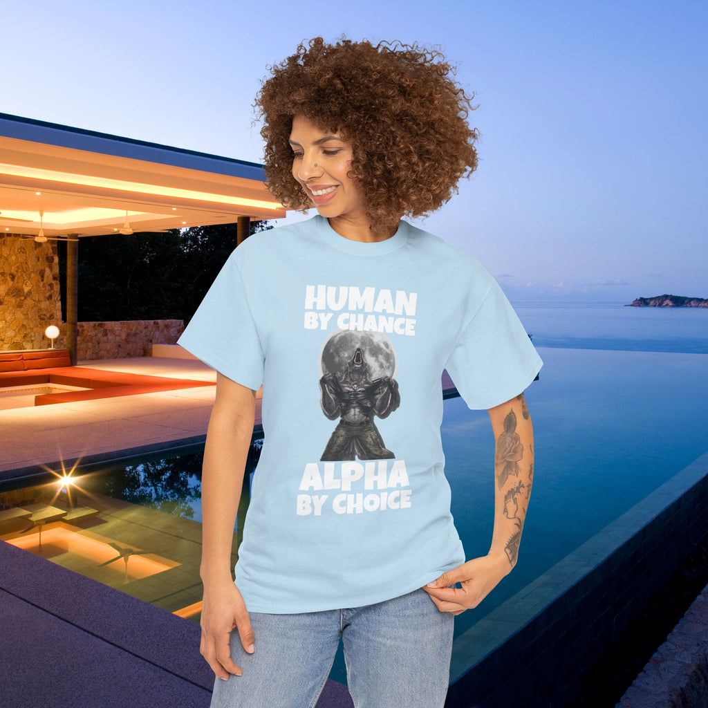 Alpha by Choice - Funny Cringe Graphic Tee, Alpha Wolf Meme T-Shirt