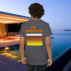 I'm Beersexual - Funny Alcohol Graphic Tee, Funny Alcohol Meme Tshirt (Backprint Edition)