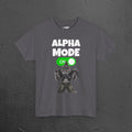 Alpha Mode ON - Funny Cringe Graphic Tee, Alpha Wolf Meme T-Shirt