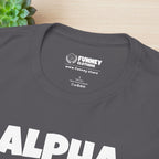 Alpha Mode ON - Funny Cringe Graphic Tee, Alpha Wolf Meme T-Shirt