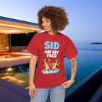 Sid on my Face - Funny Inappropriate Ice Age Graphic Tee Shirt, Inappropriate Shirt for Parties, Gift for Friends, Shirt for Men
