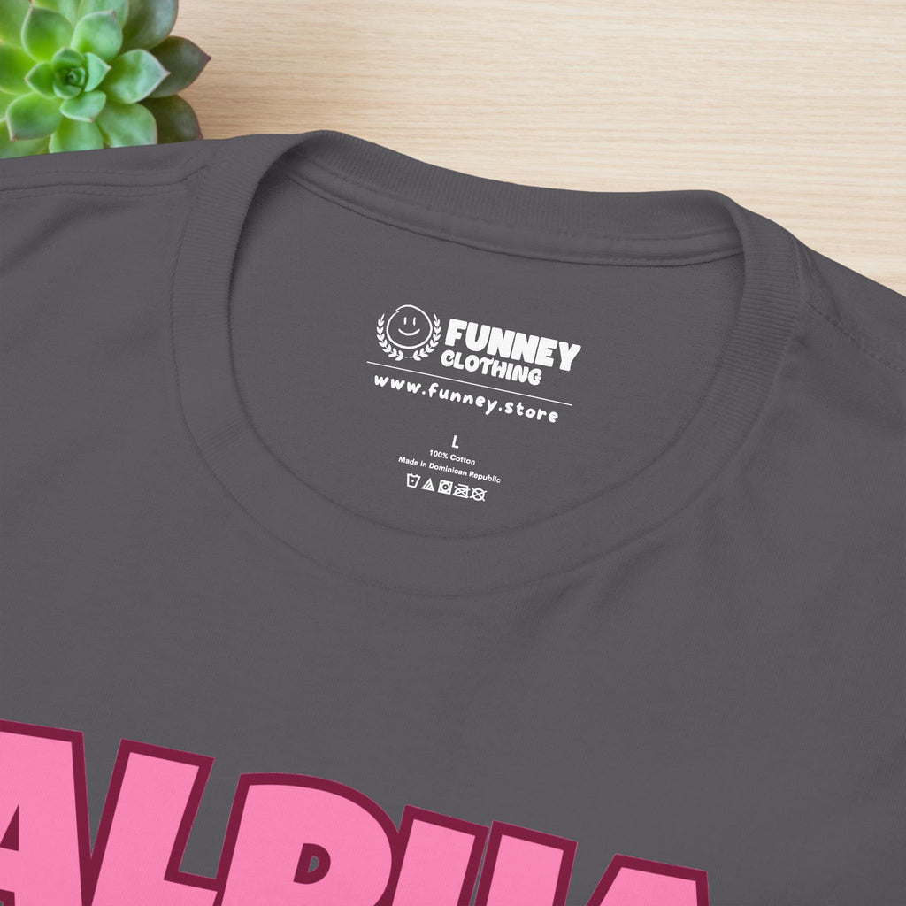 Alpha Male Ironic T-Shirt - Funny Ironic Graphic Tee, Rainbow Unicorn Shirt, Funny Meme Gift