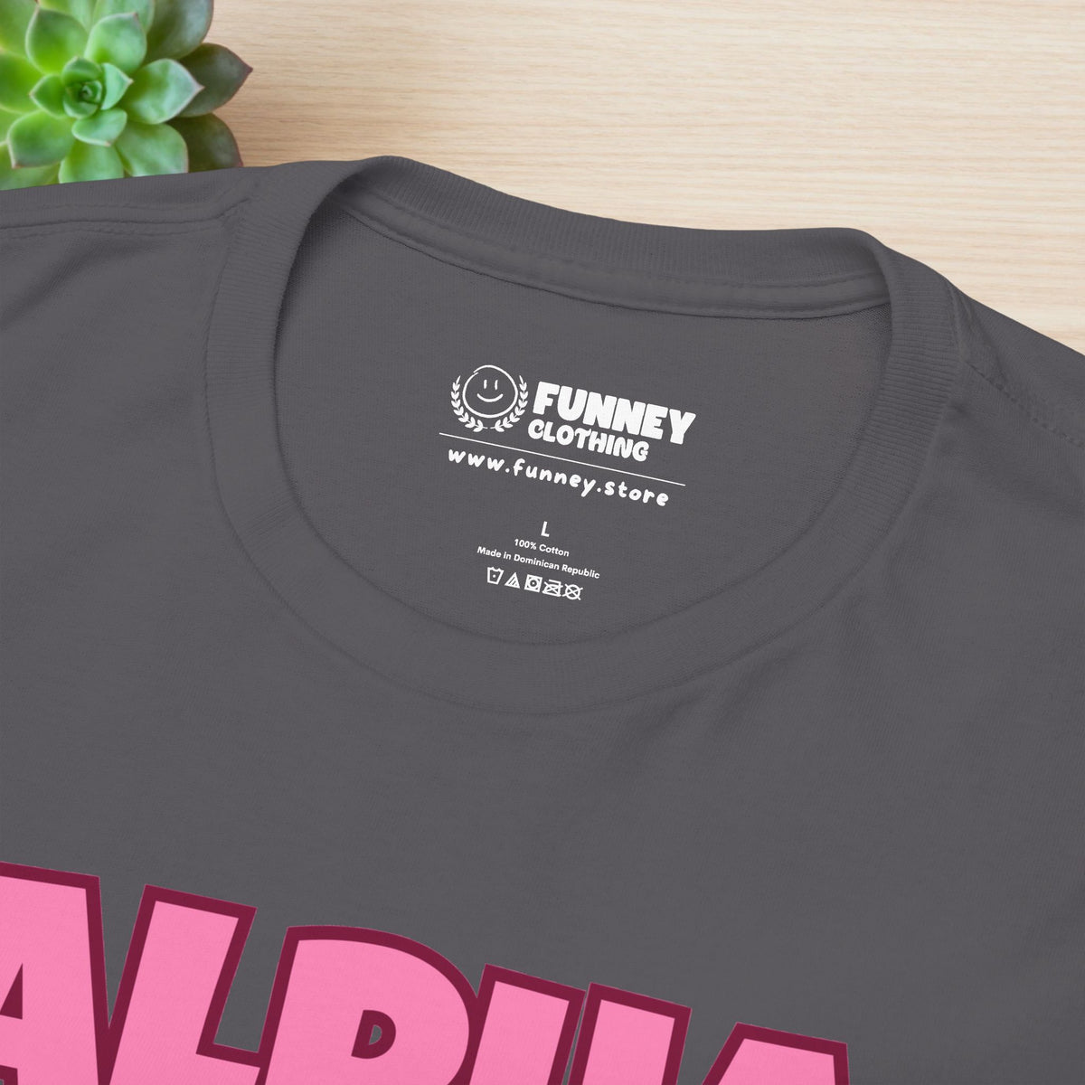 Alpha Male Ironic T-Shirt - Funny Ironic Graphic Tee, Rainbow Unicorn Shirt, Funny Meme Gift