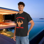 Huge Muscles Small D*ck - Funny Inappropriate Bodybuilder Shirt,  Gym Meme Graphic Tee