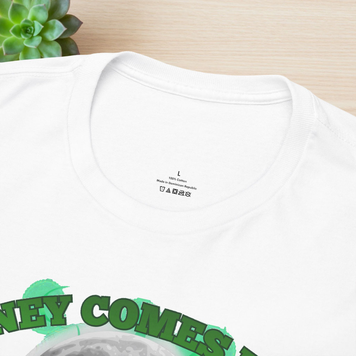 Money Comes Fast But I Come Faster - Cringe Inappropriate Graphic Tee, Alpha Wolf Meme T-Shirt, Funny Wealthy Shirt